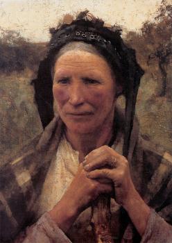 喬治 尅勞森爵士 Head of a Peasant Woman